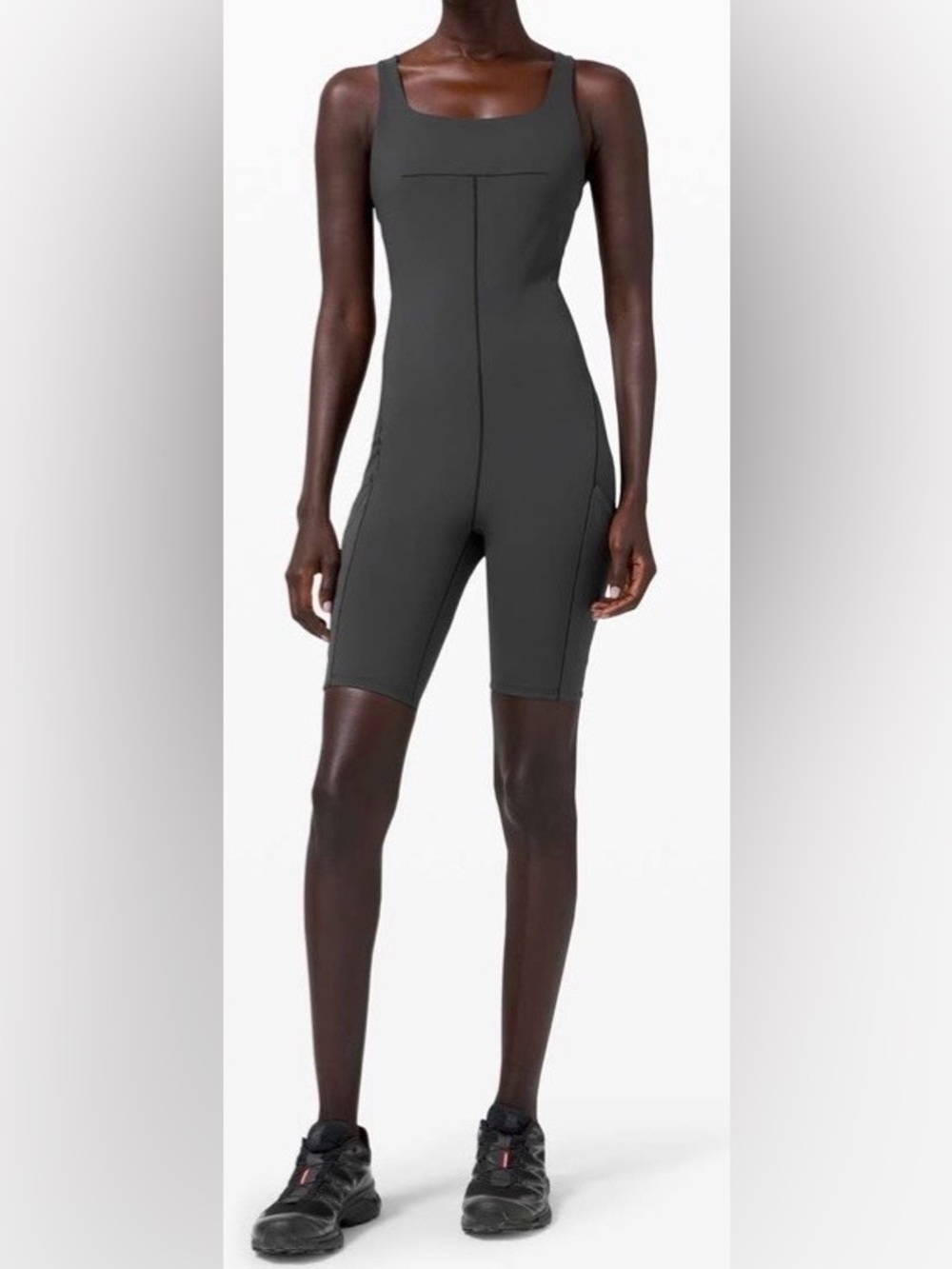 Lululemon Kasta One-Piece Lululemon Lab Graphite Grey Size 6 NWOT W1CEFS COOLMAX